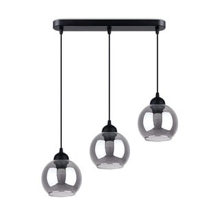 Черно висящо осветително тяло ø 15 cm Grande - Nice Lamps