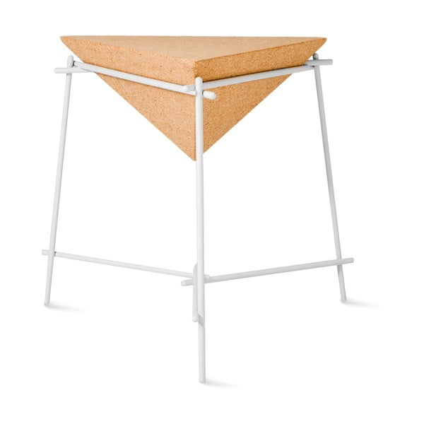 Bílý odkládací stolek  Petite Friture Basil Pyramid