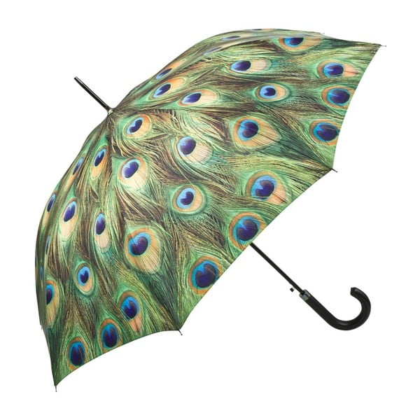 Зелен чадър с паун, ø 100 cm - Von Lilienfeld