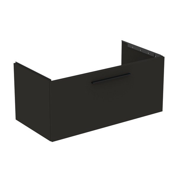 Антрацитен стенен шкаф за мивка 100x44 cm i.Life B – Ideal Standard-image-3