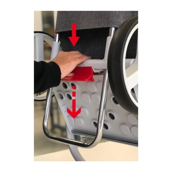 Пазарска чанта 53 l Com Tweed Polar Black Tube – Rolser-image-3