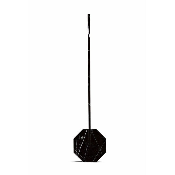 Черна настолна лампа в мраморен декор Octagon Octagon One - Gingko