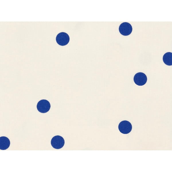 Единично спално бельо от памучен сатен в син и кремав цвят 140x200 cm Solaris – Södahl-image-2