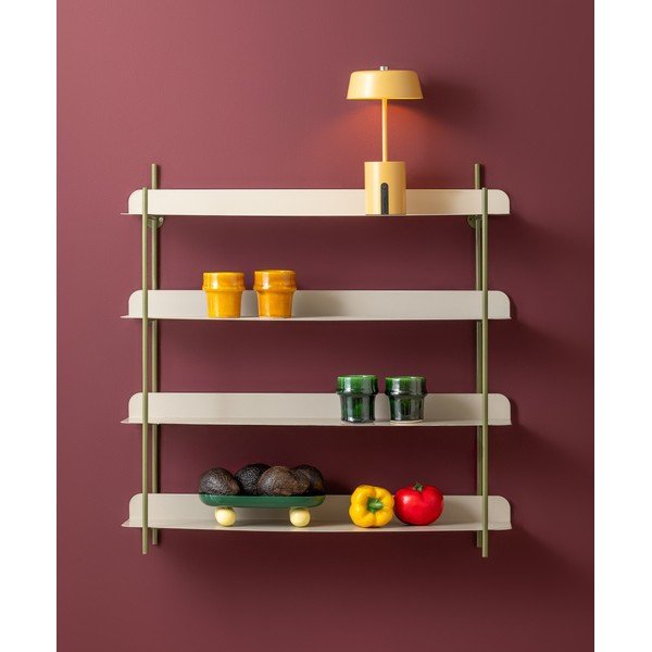 Метална LED настолна лампа в цвят жълта охра (височина 22,5 cm) Elemental LED – Leitmotiv-image-1