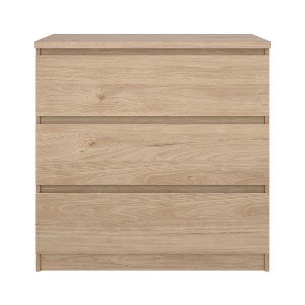 Скрин от декор от дъб  в естествен цвят 77x76x50 cm Naia – Tvilum-image-2