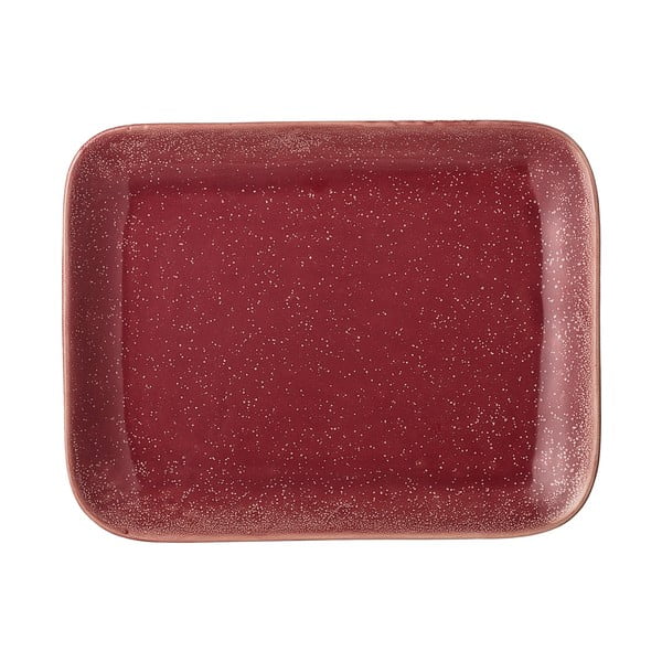 Червена керамична чиния за сервиране Joelle, 31,5 x 24,5 cm Joëlle - Bloomingville