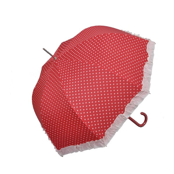 Červený deštník Clayre & Eef Lace