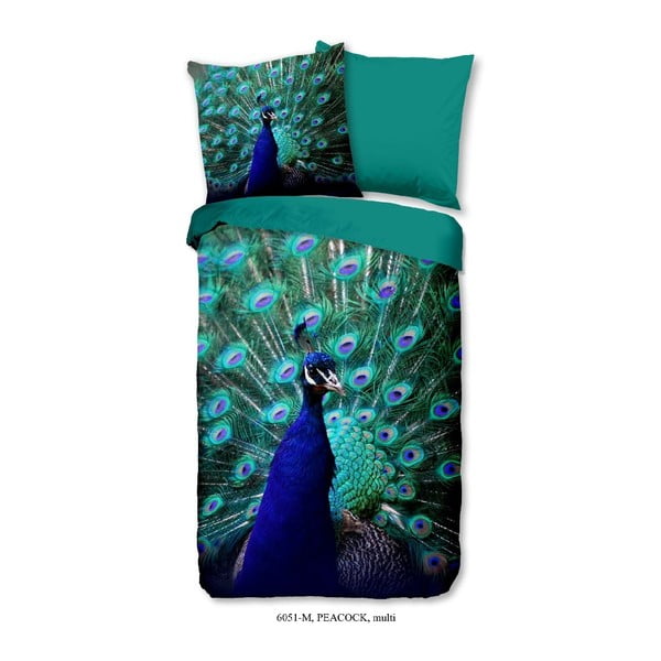 Спално бельо за едно единично легло от микрофибър Mighty Peacock, 140 x 200 cm - Muller Textiels