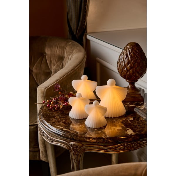 Бяла светлинна декорация ø 11,5 cm Asta - Sirius-image-3