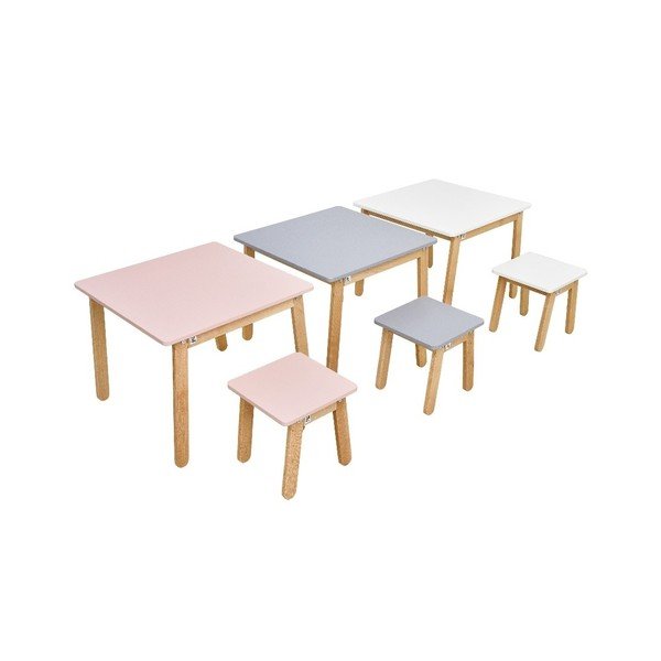 Бяла детска маса Woody - BELLAMY-image-1