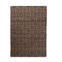 Черен/естествен ръчно изработен килим със смес от юта 120x170 cm Meander Jute – Flair Rugs