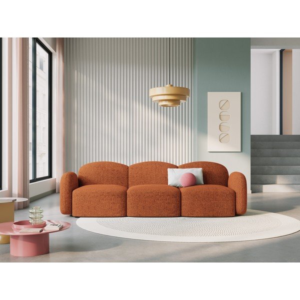 Оранжев диван 272 cm Blair - Micadoni Home-image-1