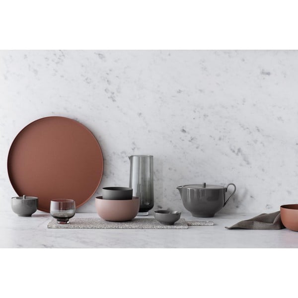 Бежова дъска за сервиране Камък, ø 20 cm - Blomus-image-2