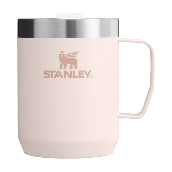 Светлорозова термочаша от неръждаема стомана 230 ml Stay-Hot Camp Mug Rose Quartz – Stanley