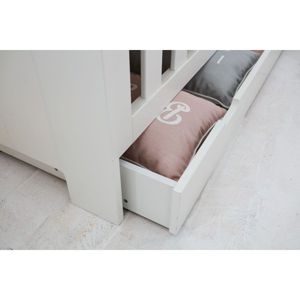 Сиво чекмедже за под детско легло , 60 x 120 cm - Pinio-image-1