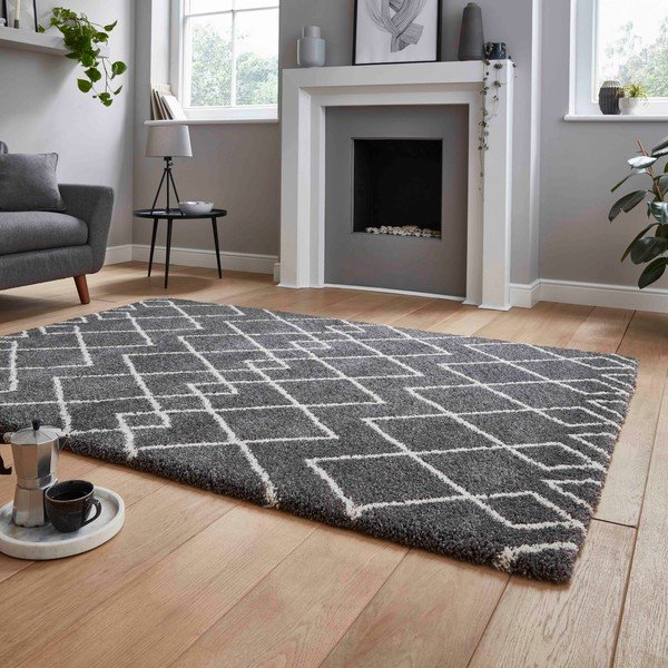 Сив килим 120x170 cm Royal Nomadic – Think Rugs-image-2