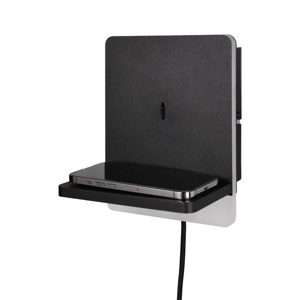 Матово черно LED затъмняваща се стенна лампа Fairfield – Trio