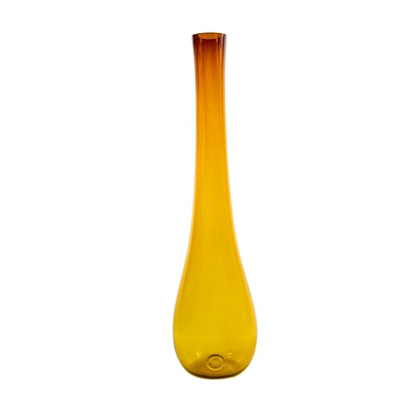 Skleněná váza Flower 75-80 cm, medová