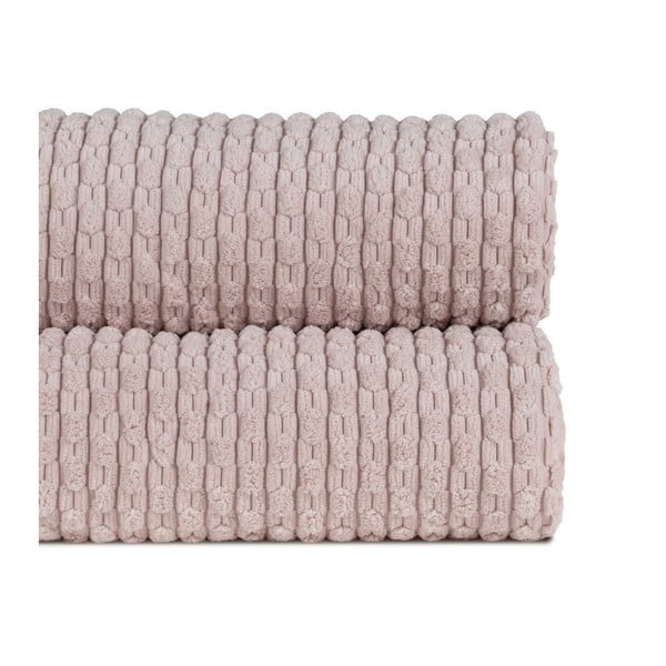 Розово капитонирано покривало за легло 230x260 cm – Ixia