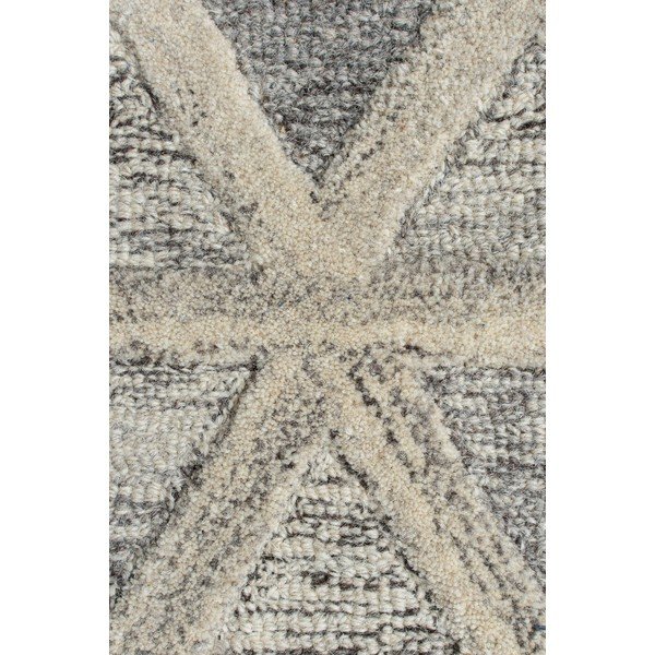 Сив вълнен килим , 120 x 170 cm River - Flair Rugs-image-2