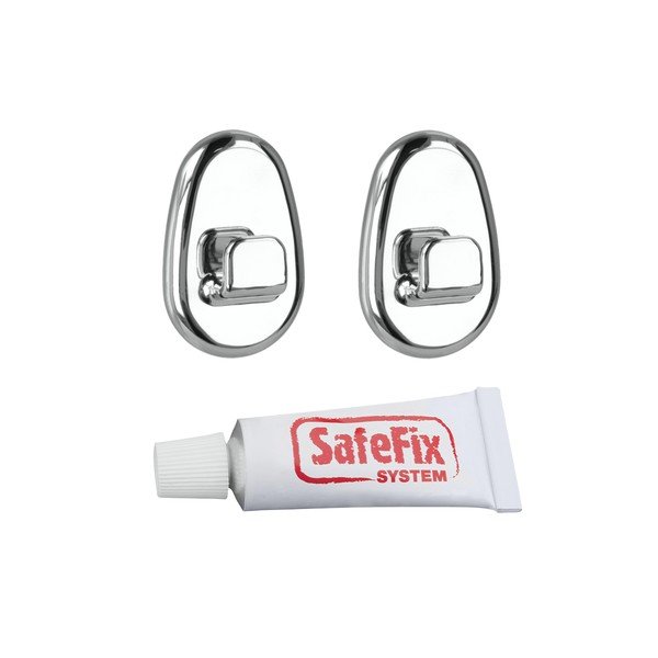 Комплект от 2 куки и лепило Orbit - Metaltex-image-1