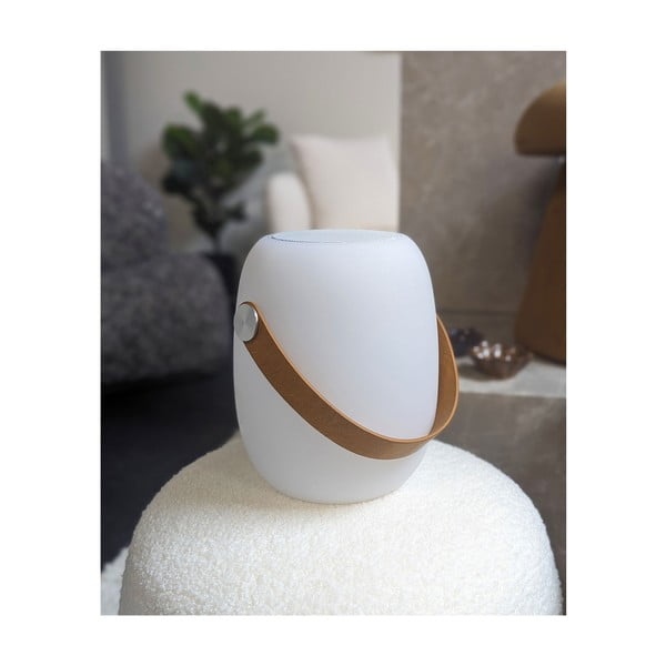 LED преносимо външно осветително тяло с таймер/с високоговорител с USB ø 18 cm Cardiff – House Nordic-image-1