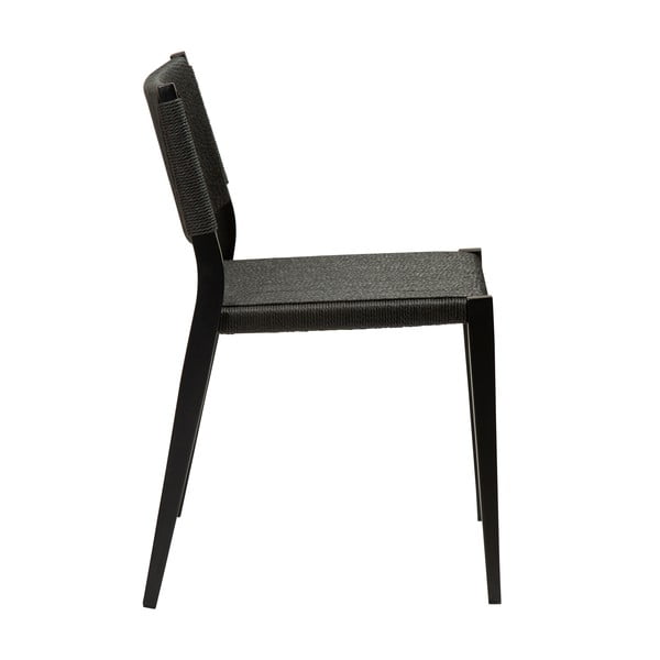 Черен трапезен стол Loop - DAN-FORM Denmark-image-3