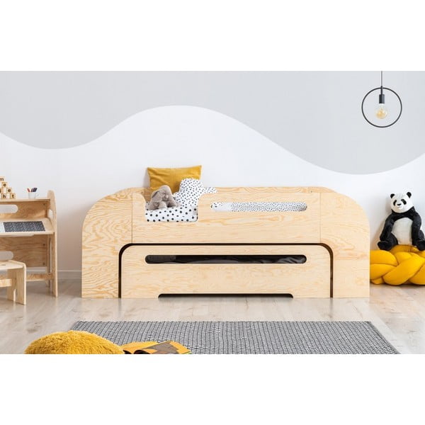 Детско разтегателно легло в естествен цвят 90x200 cm AIKO - Adeko