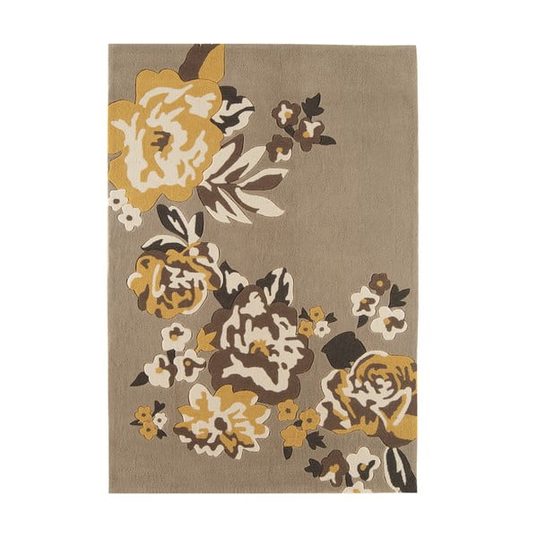 Koberec Asiatic Carpets Harlequin Flora Brown, 120x170 cm