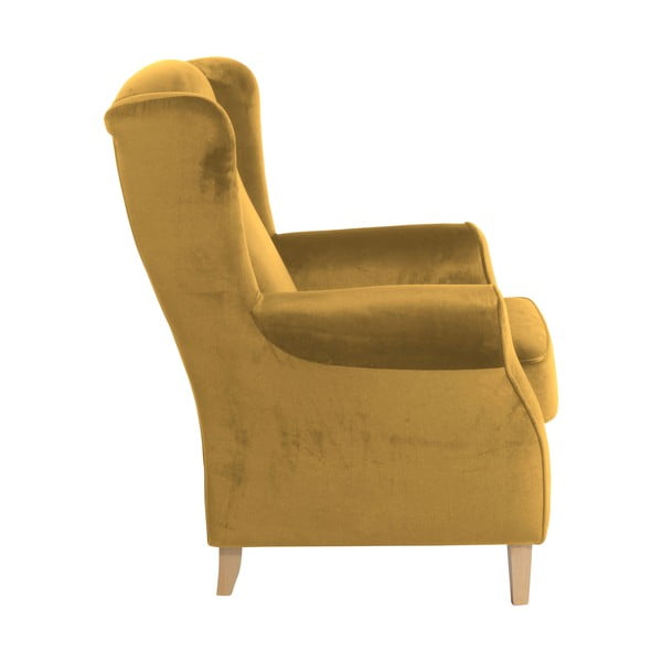 Горчица стол велур царевица Lorris - Max Winzer-image-3