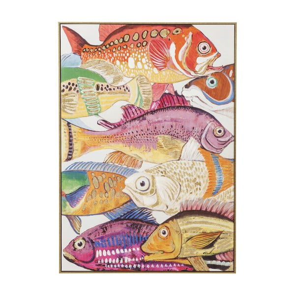 Obraz Kare Design Touched Fish Meeting I., 100 x 75 cm