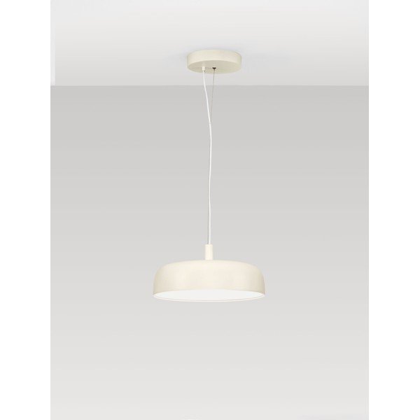 Кремаво алуминиево LED затъмняващо се висящо осветително тяло ø 40 cm Noelia – Nova Luce-image-3