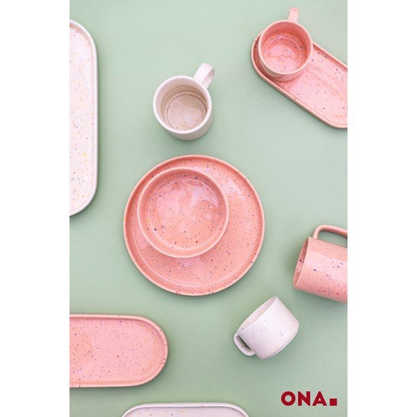 Бежова порцеланова чиния ø 25 cm Fika – ONA-image-3