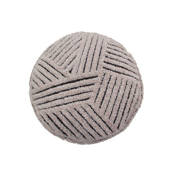 Бежова вълнена табуретка Fields – Lorena Canals-image-2