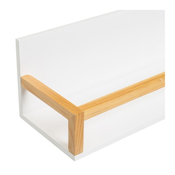 Бял стенен рафт 55 cm – Casa Selección-image-4