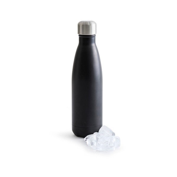 Черна термобутилка Hot&Cold от неръждаема стомана, 500 ml - Sagaform-image-1