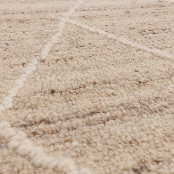 Вълнен килим в естествен цвят 160x230 cm Noah - Asiatic Carpets-image-2
