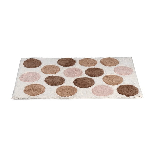 Кафяво-бежов килим за баня от органичен памук 60x90 cm Tibet – Wenko-image-1