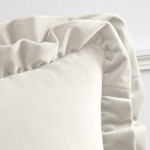 Кадифена декоративна възглавница 43x43 cm Velvet Double Frill – Catherine Lansfield-image-2