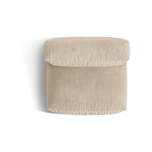 Бежов кадифен модул за диван (среден модул) Martina – Micadoni -image-4