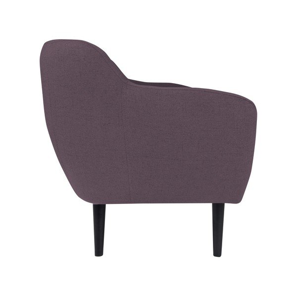 Fialová dvoumístná pohovka s hnědými nohami Mazzini Sofas Piemont-image-2