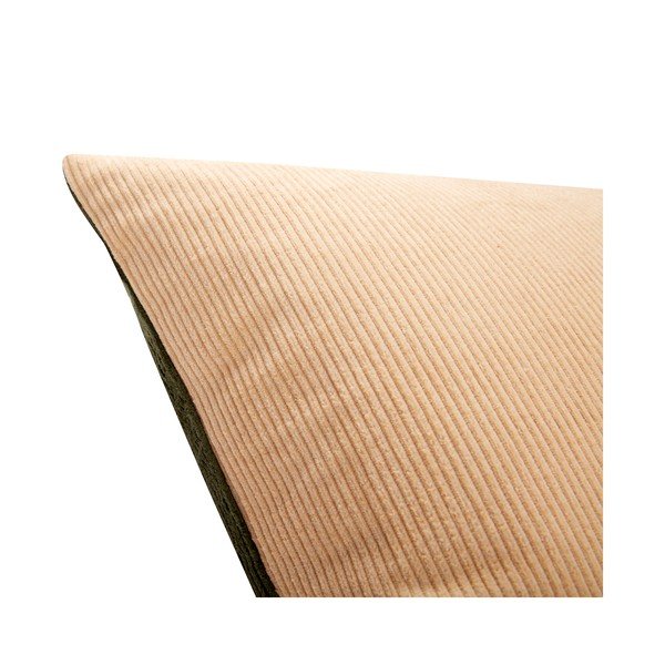 Зелена и бежова възглавница Cleo, 60 x 40 cm - Hübsch-image-3