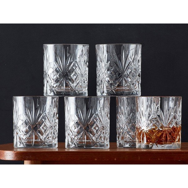 Стъклени чаши в комплект 6 бр. за уиски 310 ml Melodia – Lyngby Glas-image-4