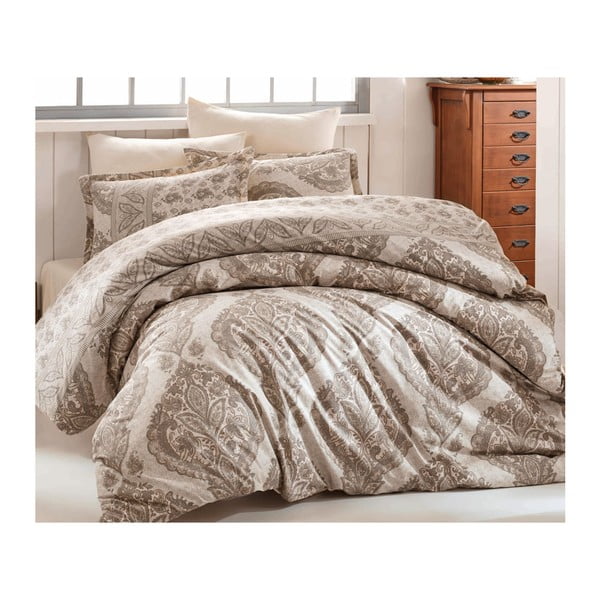 Комплект памучно спално бельо и чаршафи Merto, 160 x 220 cm - Unknown