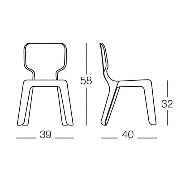 Зелен детски стол Alma за подреждане - Magis-image-4