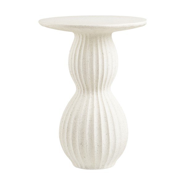 Каменна кръгла странична масичка ø 40 cm Newtown – House Nordic