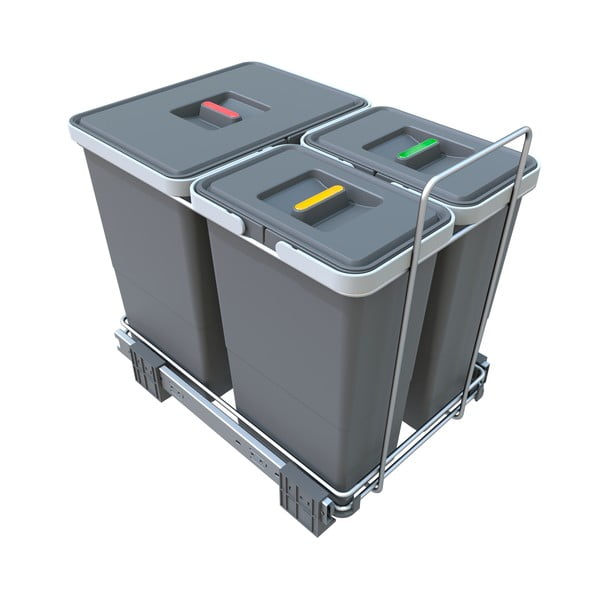 Пластмасов контейнер за сортирани отпадъци/вграден 28 л Ecofil - Elletipi