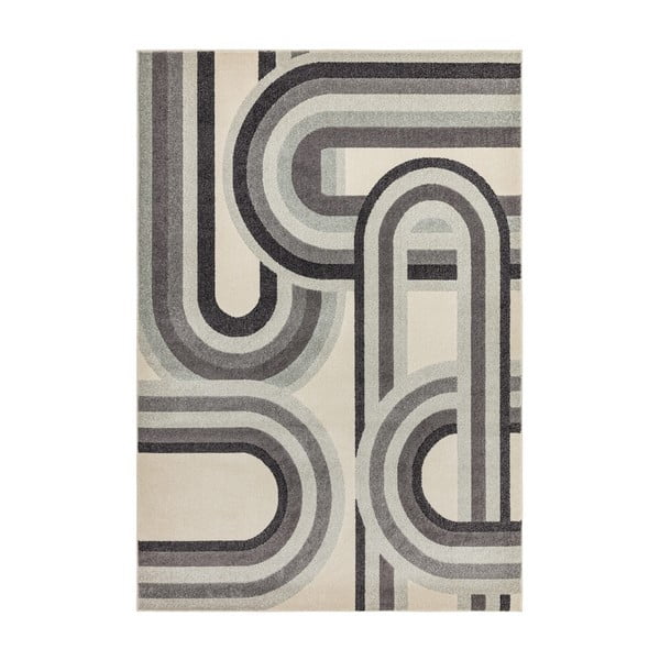 Сиво-бежов килим 200x290 cm Nova Retro Grey – Asiatic Carpets