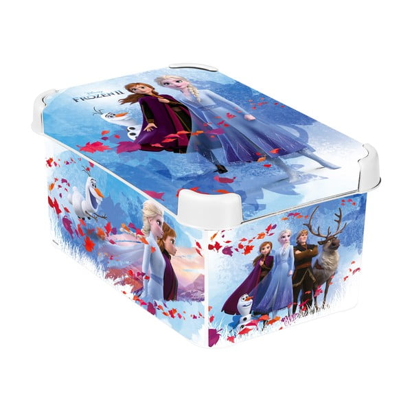 Детска кутия за съхранение с капак Frozen, 6 л Stockholm - Curver