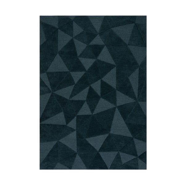Тюркоазен ръчно изработен вълнен килим 160x230 cm Shard Teal – Flair Rugs